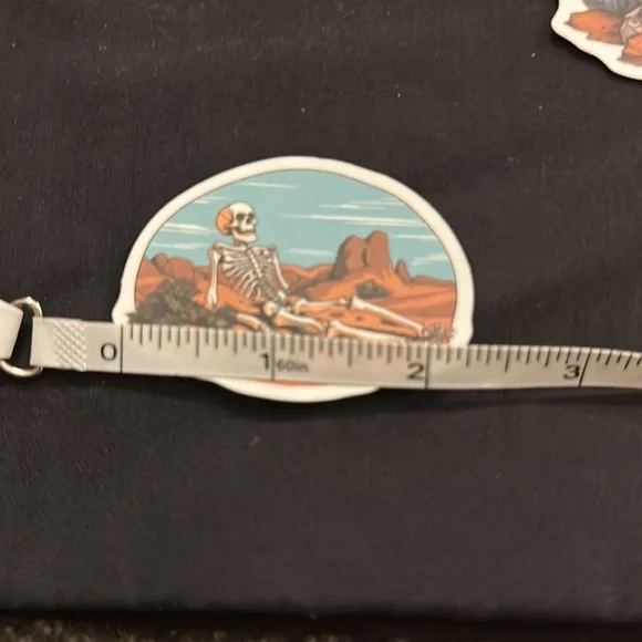 Floral skull stickers/decals. - Picture 5 of 6